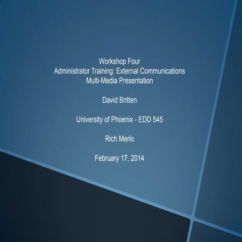 External communication