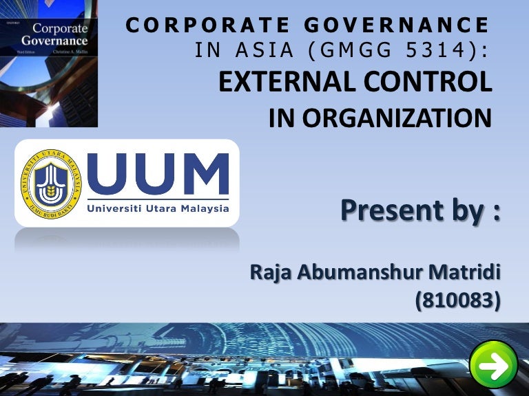 External control in organization (corporate governance)