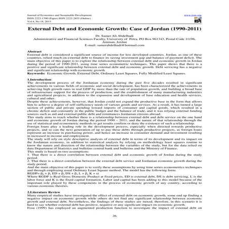 Remittance inflow and economic growth the case of georgia | PDF