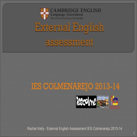 External english assessment