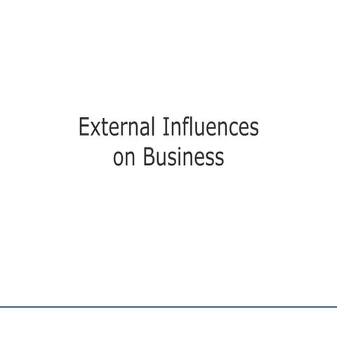 External Influences