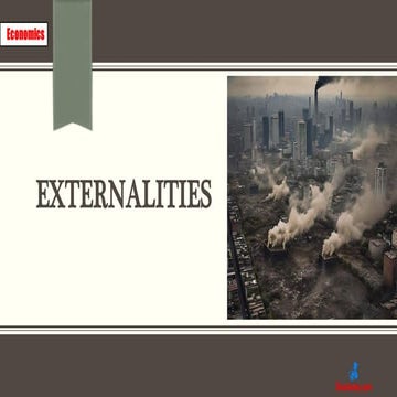 Externalities | Causes of market failure