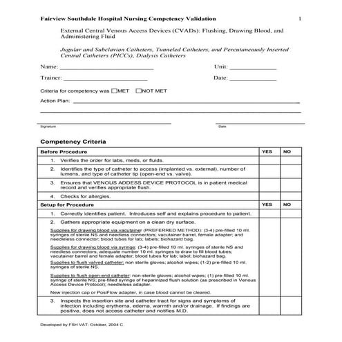 External Port Competency