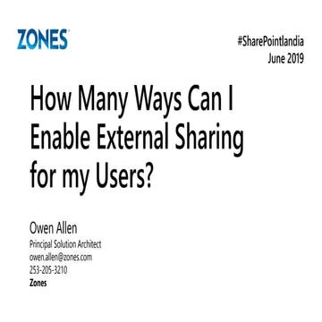 How Many Ways Can I Enable External Sharing for my Users?
