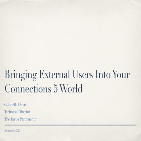 External users | PPT