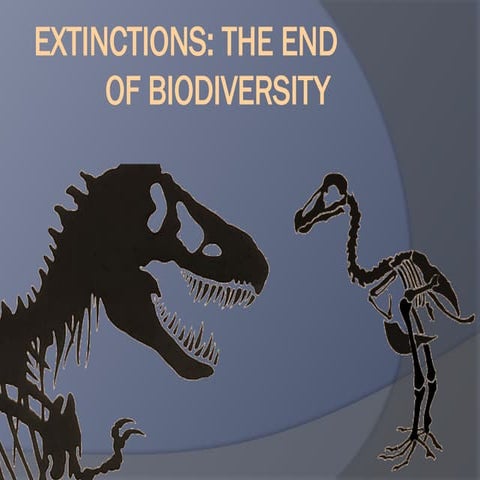 extinction of biodiversity and it's causes.pptx