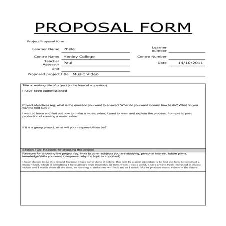 Extended Project: Management 