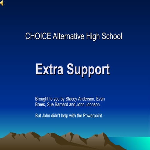 Extra Support | PPT