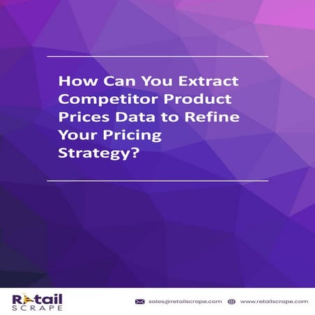 Extract Competitor Product Prices Data For Strategy Guide