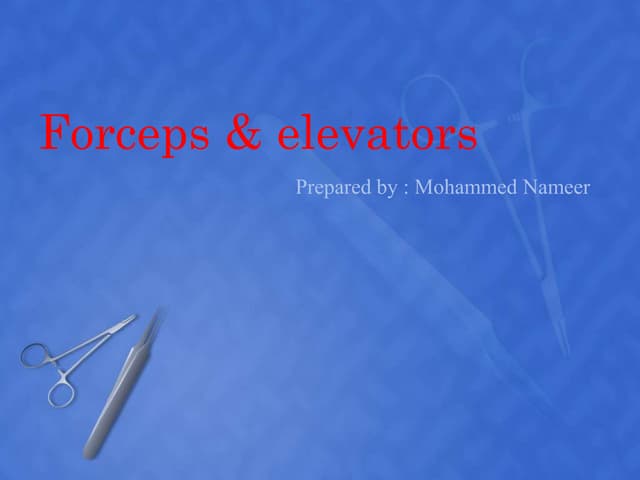 Extraction instruments | Dental surgery | by Dr.mohammad nameer