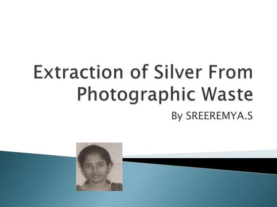 Extraction of silver from photographic waste