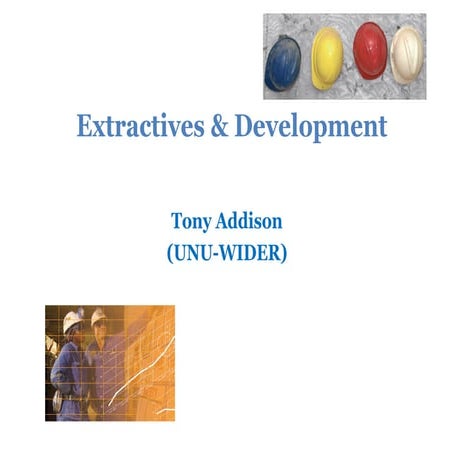 Extractives and-development