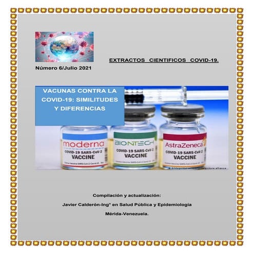 Extractos cientificos covid #6 vacunas contra la covid 19 similitudes y difer...