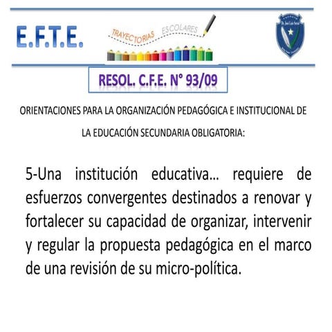 Extractos de la resol 93 09