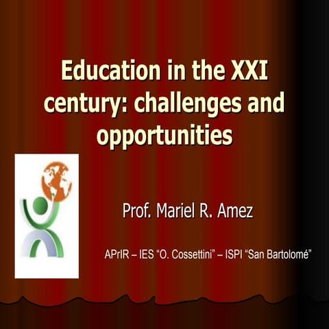 Extracts education challenges & opp 