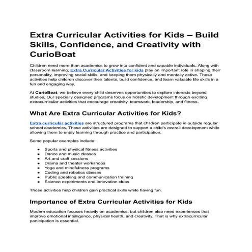 Extra Curricular Activities for kids.pdf
