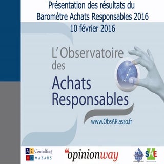 Extrait barometre obsar 2016