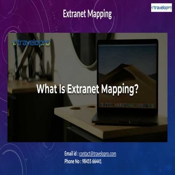 Extranet Mapping | Extranet Mapping Software | Travel Mapping | PPTX