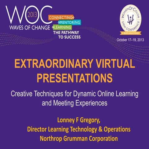 Extraordinary Virtual Presentations