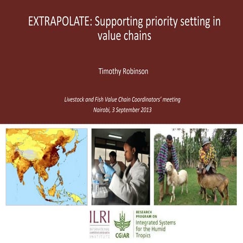 EXTRAPOLATE: Supporting priority setting in value chains