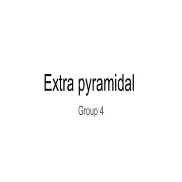 Extrapyramidal symptoms | PPT