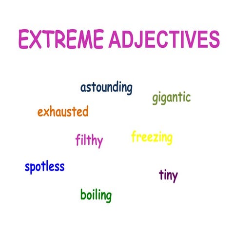 Extreme adjectives