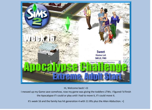 My Sweet Apocalypse: Wk 16