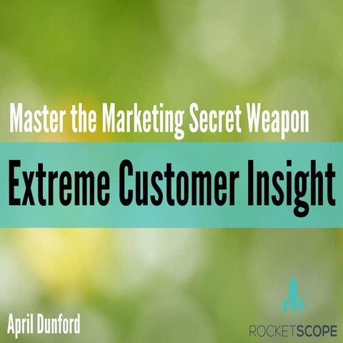 Extreme Customer Insight: Mastering the Marketing Secret Weapon