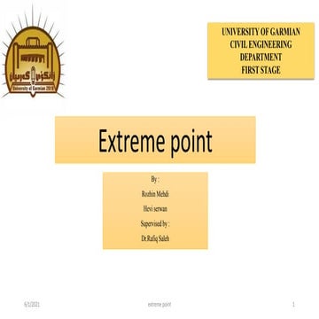 Extreme point