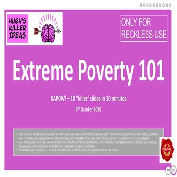 Extreme Poverty 101 (KaPow!)