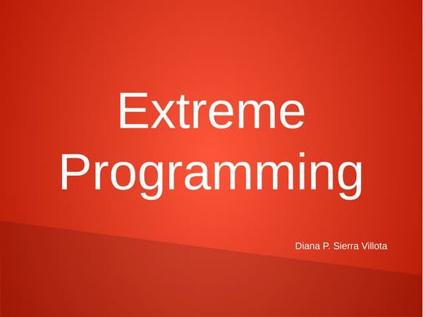 Extreme Programming