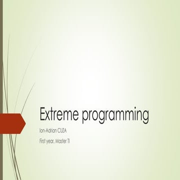 Extreme programming