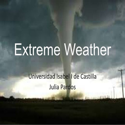 Extreme Weather Lesson Plan
