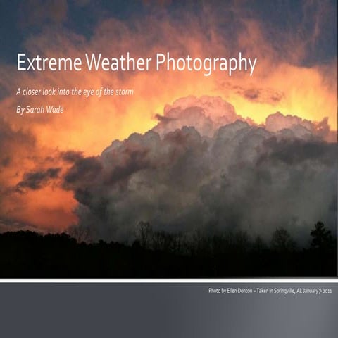 Extreme weather photography | PPTX
