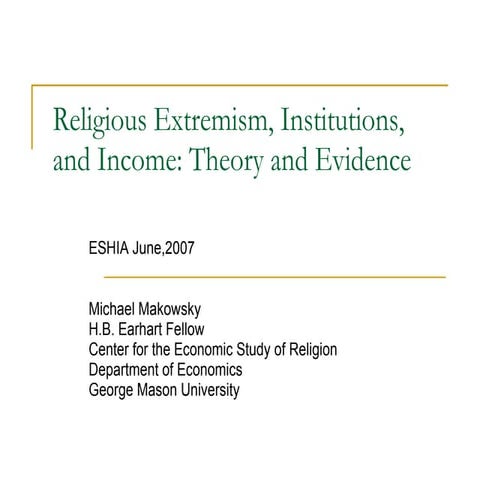 Extremismpresentation