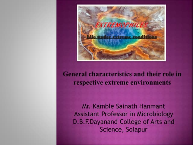 Extremophiles