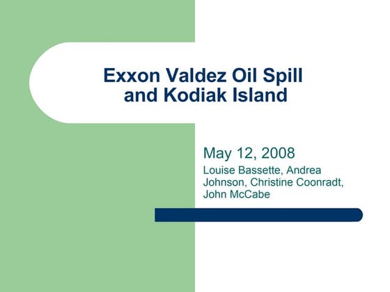 Ppp exxon valdez vs. gulf of mexico | PPT