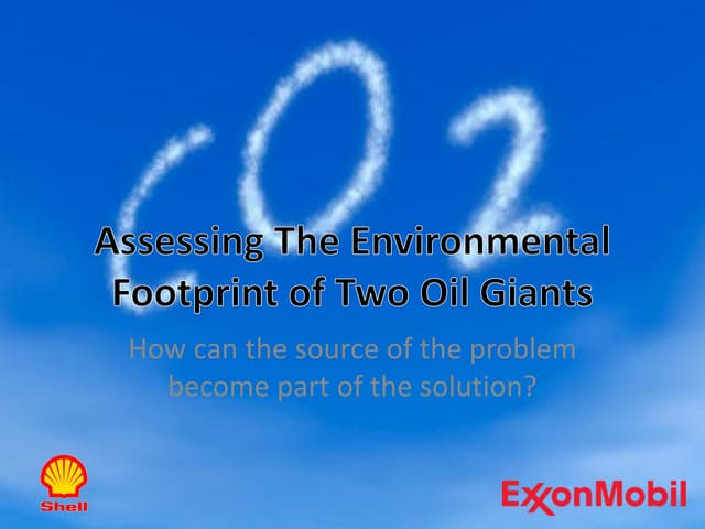 Exxon mobil (Environmental Economics POV)