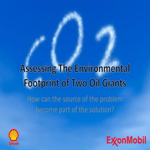 Exxon mobil (Environmental Economics POV)