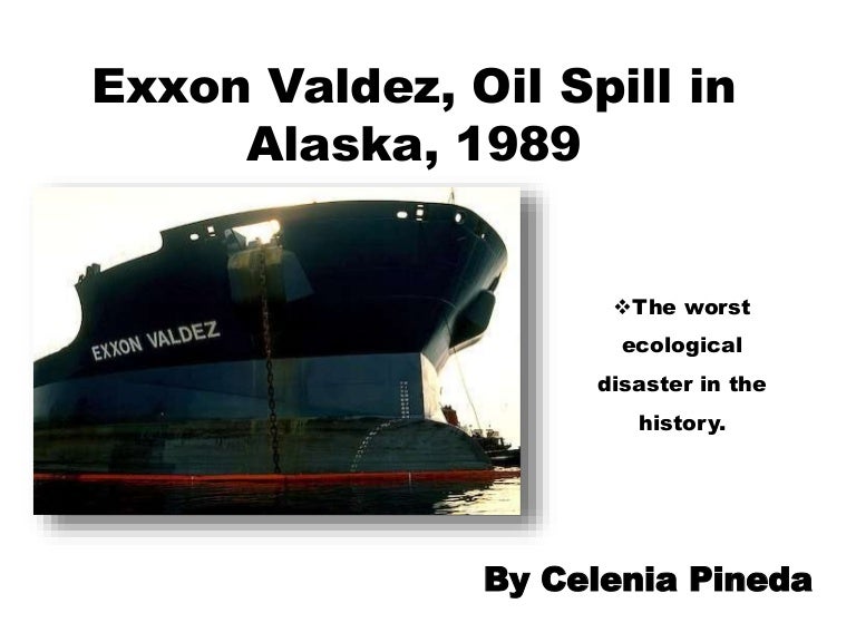 Exxon valdez, oil spill in alaska, copia
