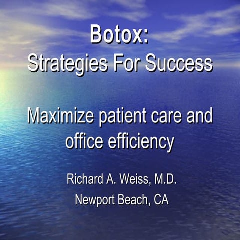 Botox Strategies for Success