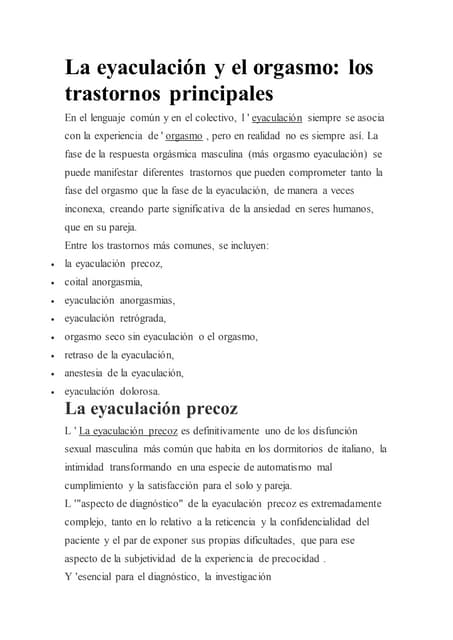 eyaculacion dolorosa a pdf