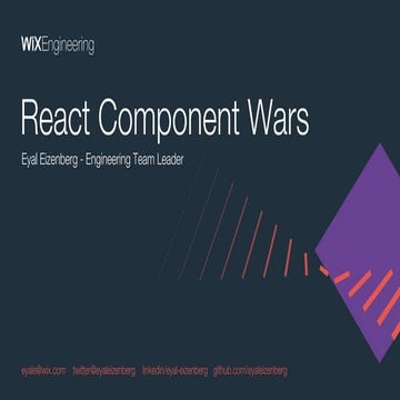 React Component Wars