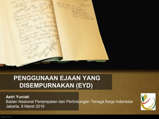 Memahami kaidah eyd | PPTX