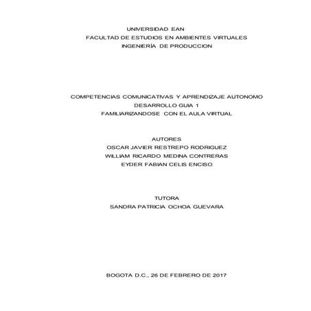 Eyder celis guia # 1