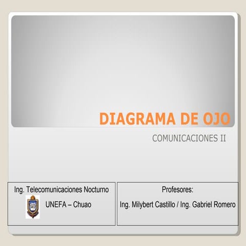 Diagrama del Ojo