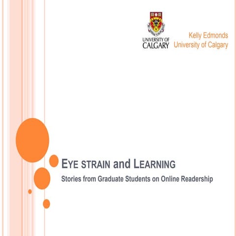 CNIE: Eye Strain And Learning