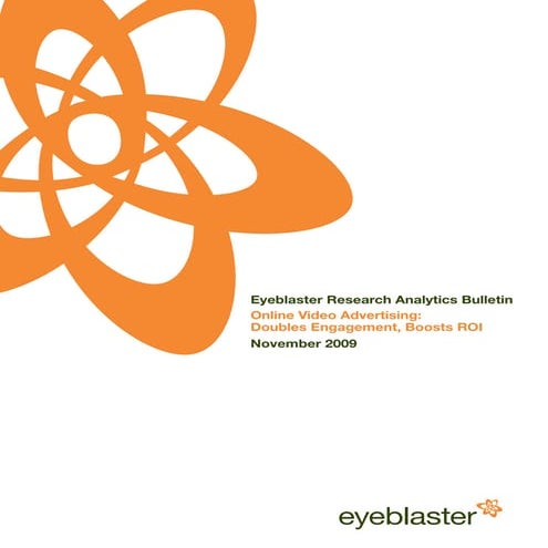 Eyeblaster  Analytics  Bulleting  Online Video