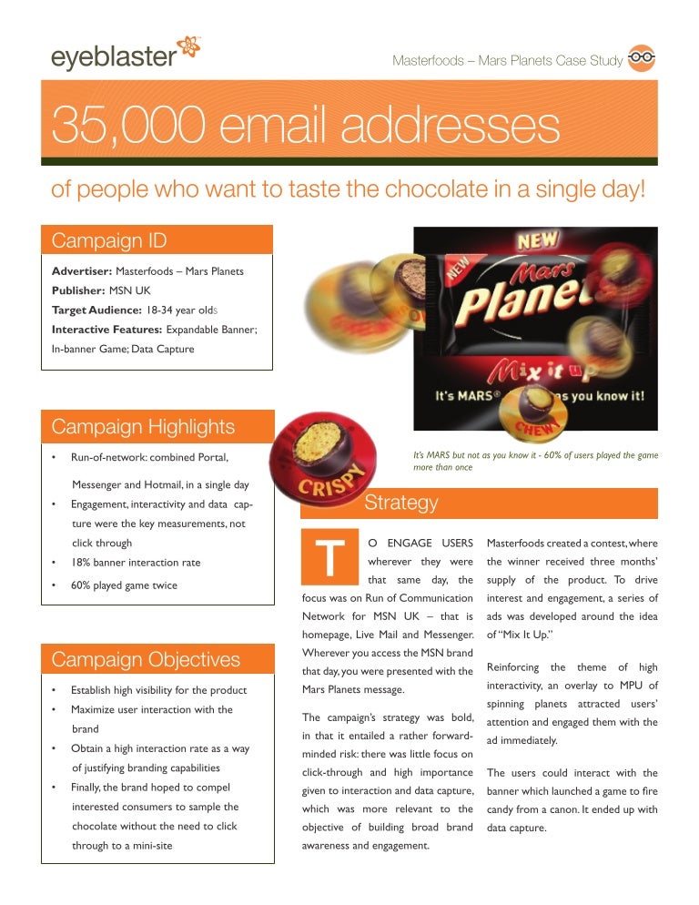 Case study mars picture