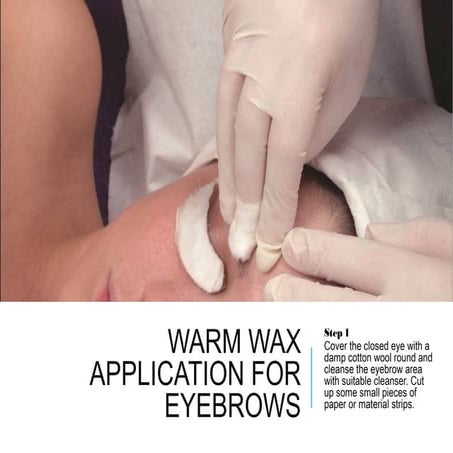 Eyebrow waxing